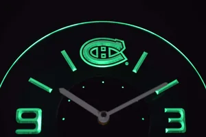 Montreal Canadiens Modern LED Neon Wall Clock