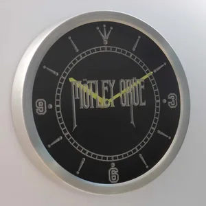 Motley Crue LED Neon Wall Clock