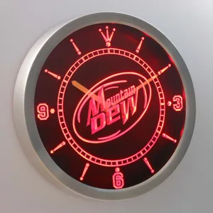 Mountain Dew LED Neon Wall Clock
