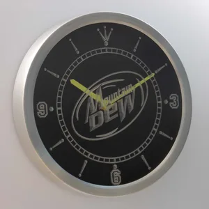 Mountain Dew LED Neon Wall Clock