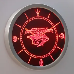 Nashville Predators LED Neon Wall Clock
