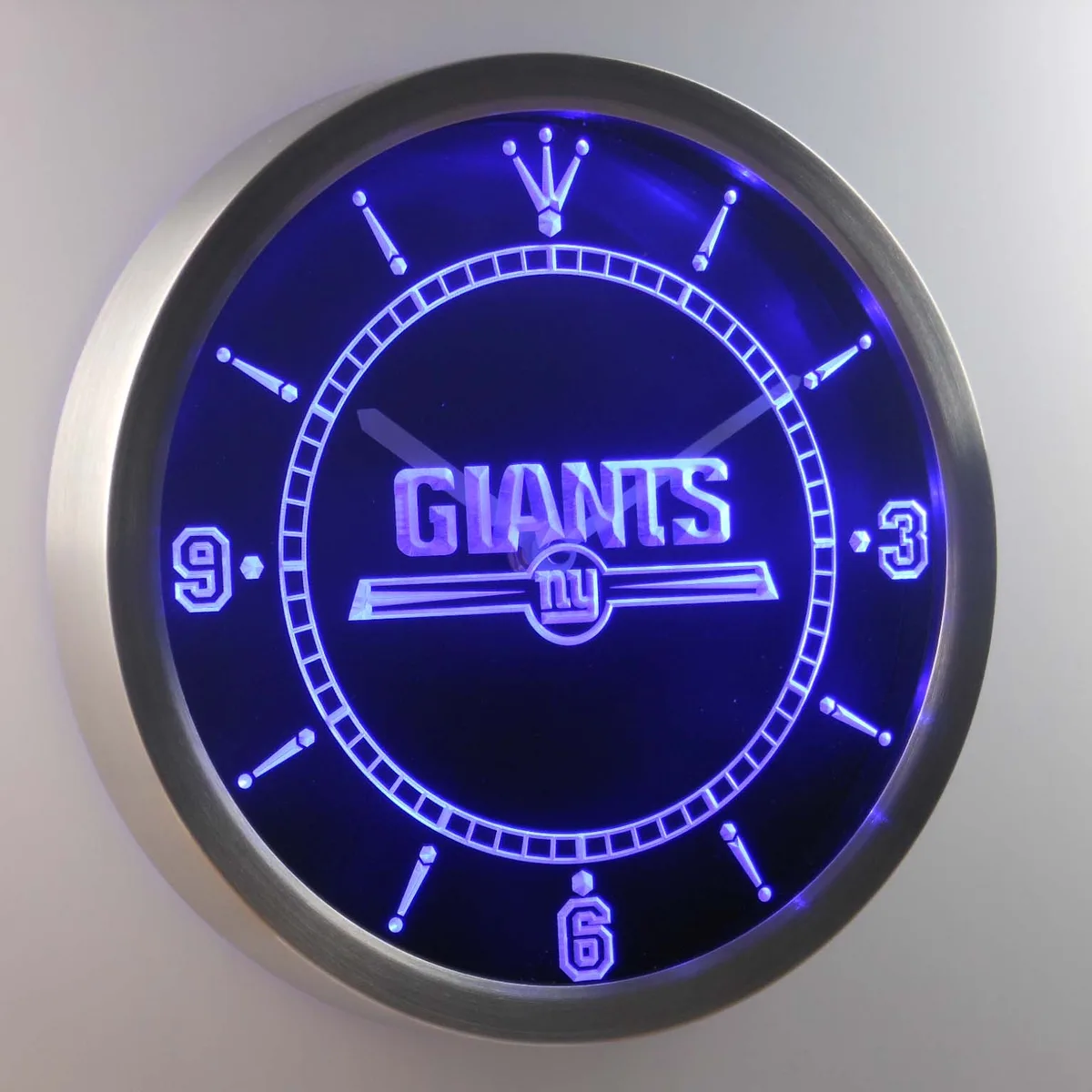 New York Giants LED Neon Wall Clock