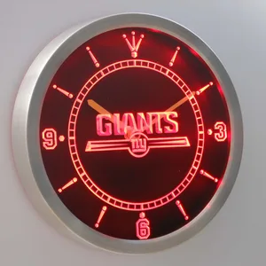 New York Giants LED Neon Wall Clock