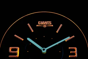 New York Giants Modern LED Neon Wall Clock