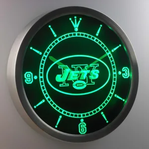 New York Jets LED Neon Wall Clock