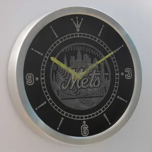 New York Mets LED Neon Wall Clock