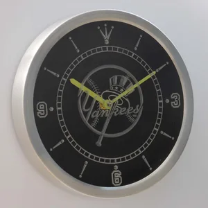 New York Yankees LED Neon Wall Clock