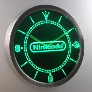 Nintendo LED Neon Wall Clock
