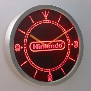 Nintendo LED Neon Wall Clock