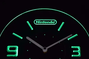 Nintendo Modern LED Neon Wall Clock