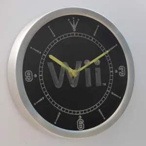 Nintendo Wii LED Neon Wall Clock