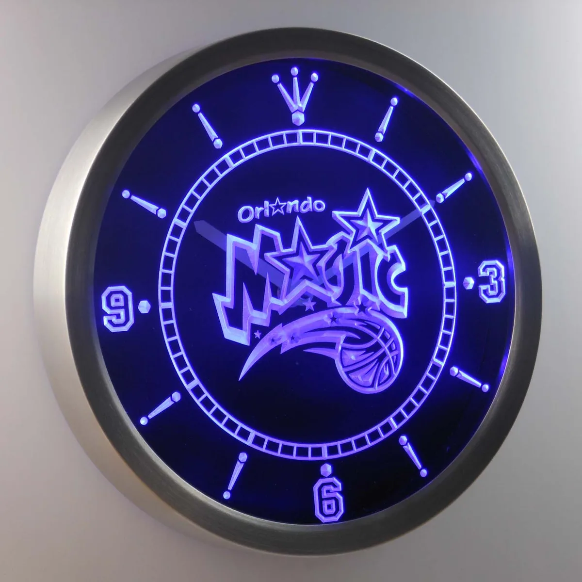 Orlando Magic LED Neon Wall Clock - Legacy Edition