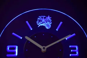 Orlando Magic Modern LED Neon Wall Clock - Legacy Edition