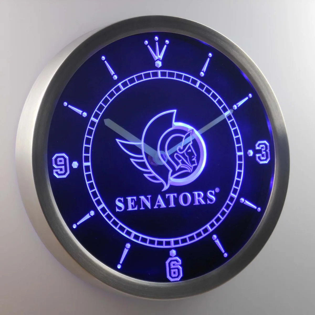 Ottawa Senators LED Neon Wall Clock