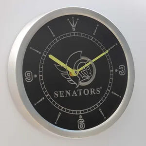 Ottawa Senators LED Neon Wall Clock