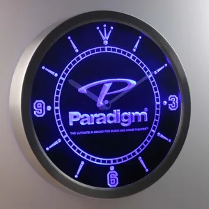 Paradigm LED Neon Wall Clock