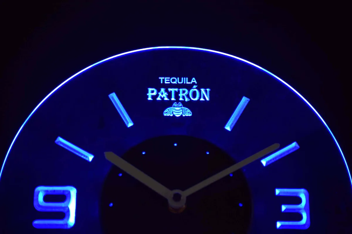 Patron Modern LED Neon Wall Clock