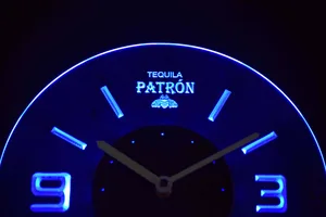 Patron Modern LED Neon Wall Clock
