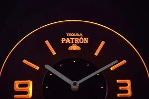 Patron Modern LED Neon Wall Clock