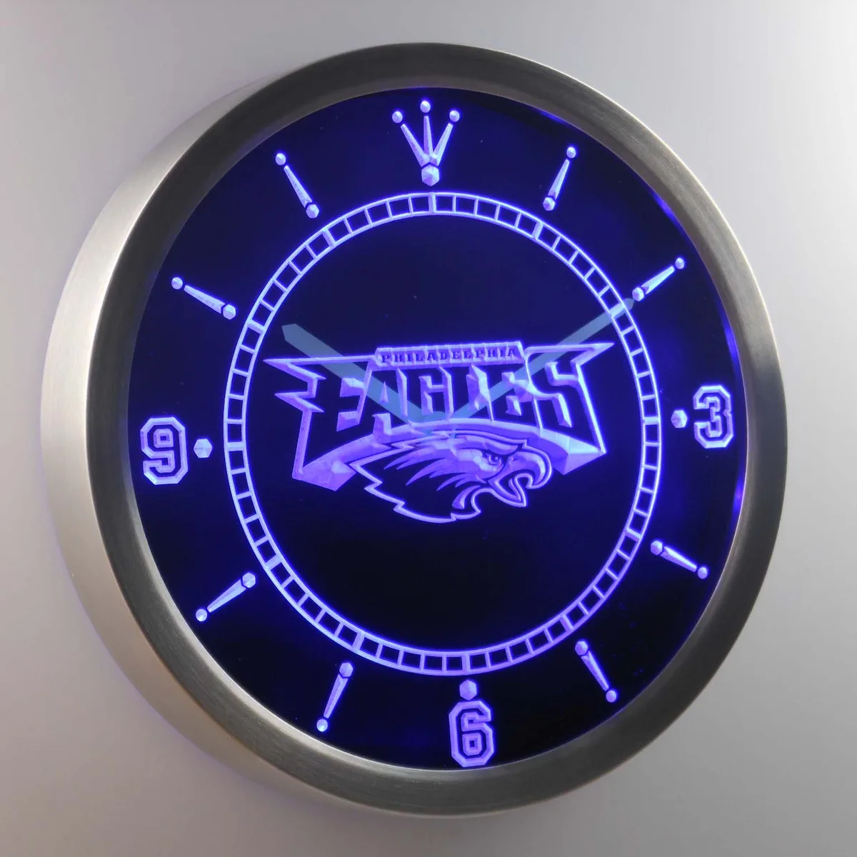 Philadelphia Eagles LED Neon Wall Clock