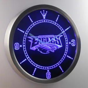 Philadelphia Eagles LED Neon Wall Clock