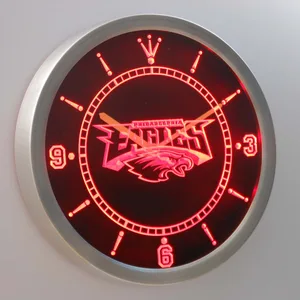 Philadelphia Eagles LED Neon Wall Clock