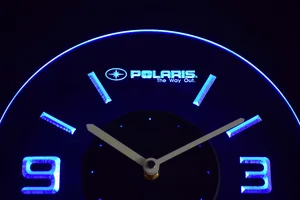 Polaris Modern LED Neon Wall Clock