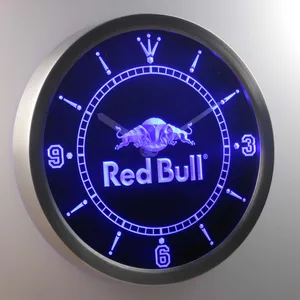 Red Bull LED Neon Wall Clock