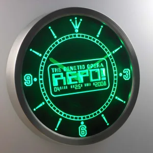 Repo The Genetic Opera LED Neon Wall Clock
