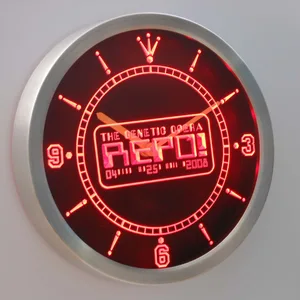 Repo The Genetic Opera LED Neon Wall Clock