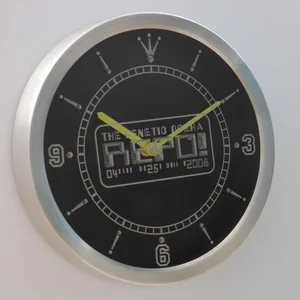 Repo The Genetic Opera LED Neon Wall Clock