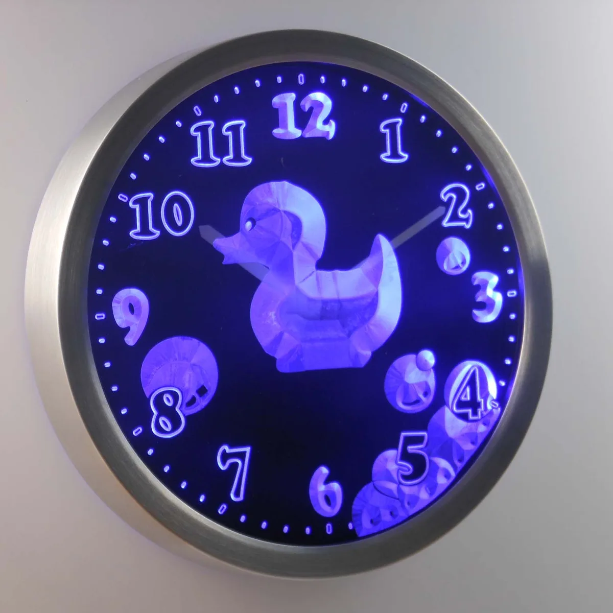 Rubber Ducky LED Neon Wall Clock