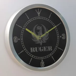Ruger LED Neon Wall Clock
