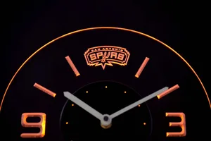San Antonio Spurs Modern LED Neon Wall Clock