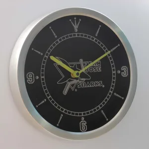 San Jose Sharks LED Neon Wall Clock