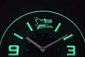 San Jose Sharks Modern LED Neon Wall Clock