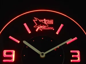 San Jose Sharks Modern LED Neon Wall Clock