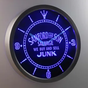 Sanford and Son Junkyard LED Neon Wall Clock
