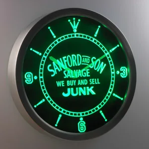 Sanford and Son Junkyard LED Neon Wall Clock