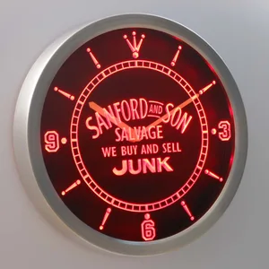 Sanford and Son Junkyard LED Neon Wall Clock