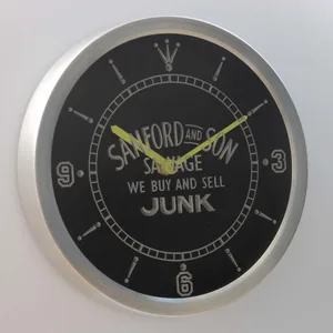 Sanford and Son Junkyard LED Neon Wall Clock