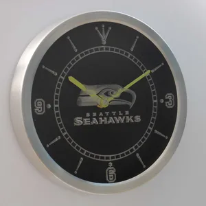 Seattle Seahawks LED Neon Wall Clock
