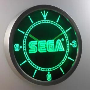 Sega LED Neon Wall Clock