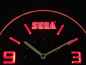 Sega Modern LED Neon Wall Clock