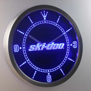 Ski Doo LED Neon Wall Clock