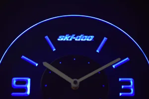 Ski Doo Modern LED Neon Wall Clock