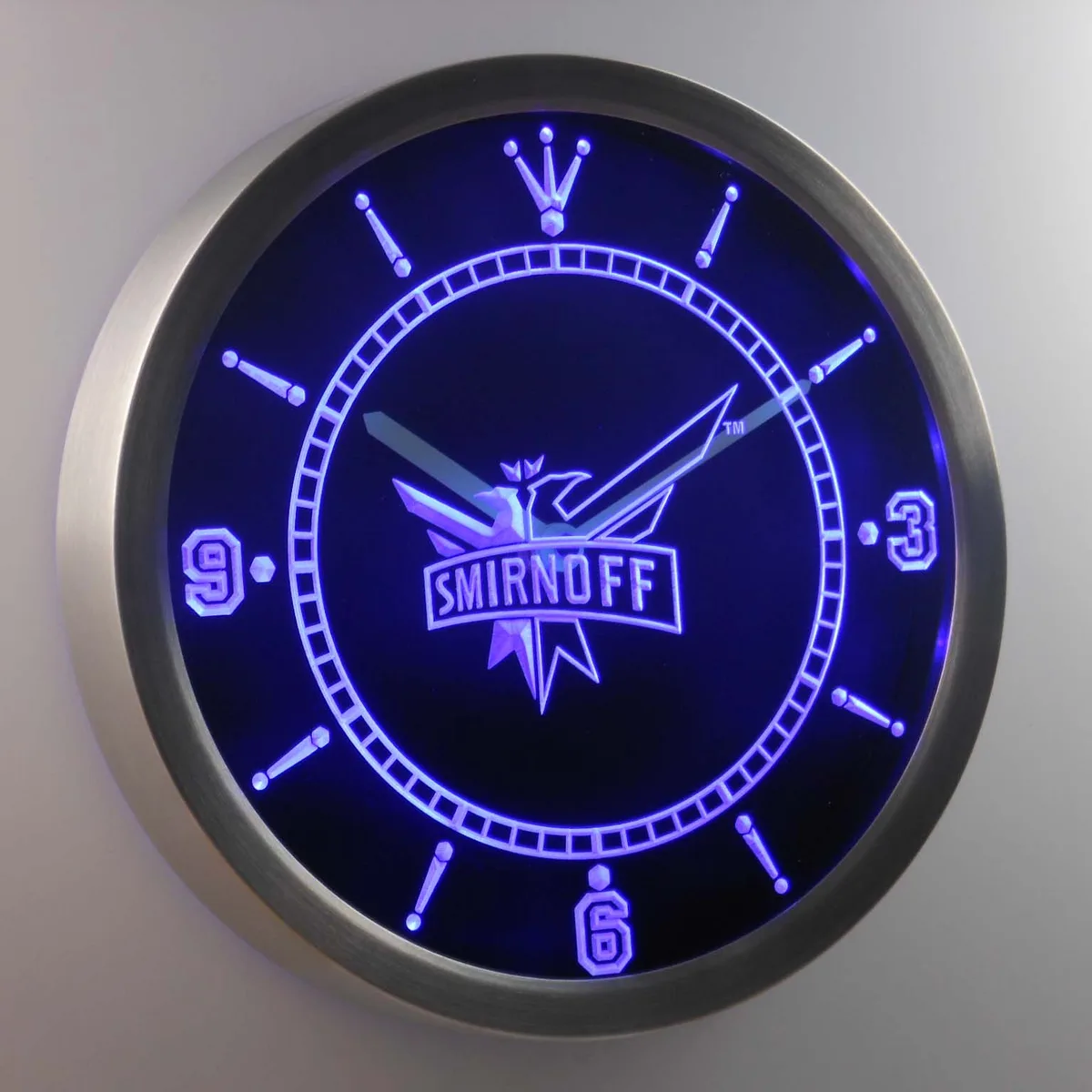 Smirnoff LED Neon Wall Clock