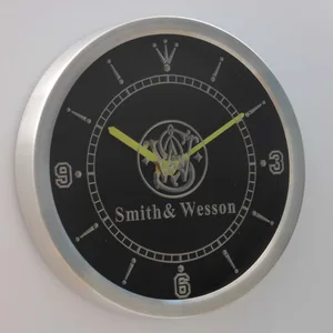 Smith & Wesson LED Neon Wall Clock