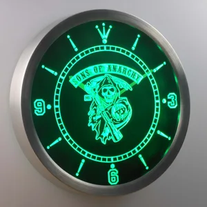 Sons of Anarchy LED Neon Wall Clock