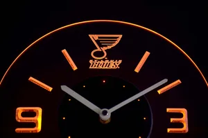 St. Louis Blues Modern LED Neon Wall Clock